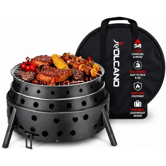 Volcano 2 Collapsible Stove/Grill 20-200
