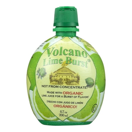 Volcano Burst Lime Juice, 6.7 Fl Oz, 12 Count
