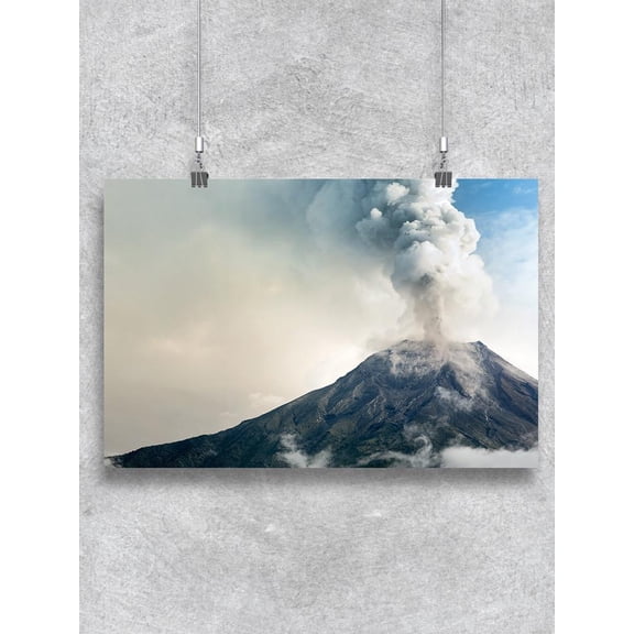 Volcano Erupt Smoke Poster -Image by Shutterstock