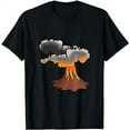 thumbnail image 1 of Volcano Erupting Lava Design T-Shirt, 1 of 5