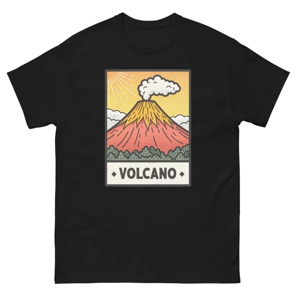 Volcano Geographical Landscape Location Scenery T-Shirt