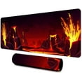 thumbnail image 1 of Volcano Large Mouse Pad XXL 31.5x11.8 Inches Cartoon Magic Mountain Magma Pattern Printed Game Mouse Pad for Home Studio Office Work BDXTMN259, 1 of 6