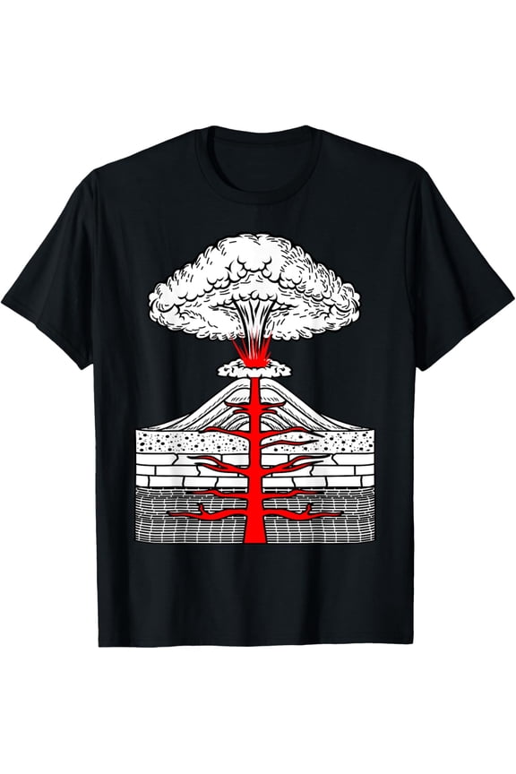 Volcano Magma Eruption Volcanology Lava Volcanologist T-Shirt