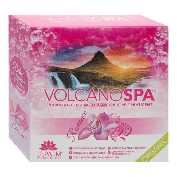 Volcano Spa: 6 Step Pedicure Kit - Romance