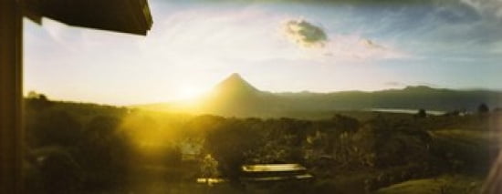 Volcano in a forest Arenal Volcano Alajuela Province Costa Rica Canvas Art - Panoramic Images (30 x 12)
