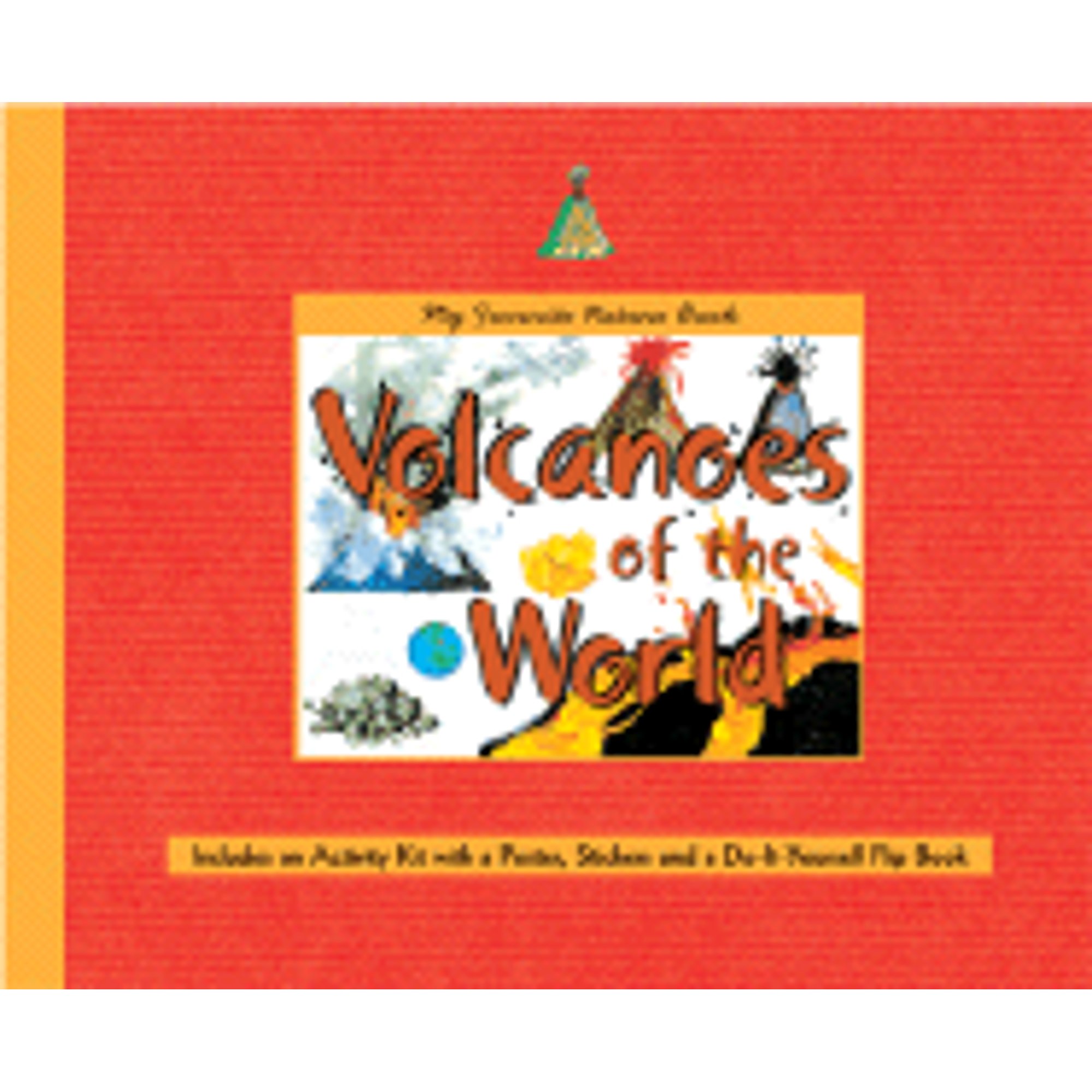 Volcano Sticker Book Pre-Owned Volcanoes of the World [With Do-It-Yourself Flipbook and ...