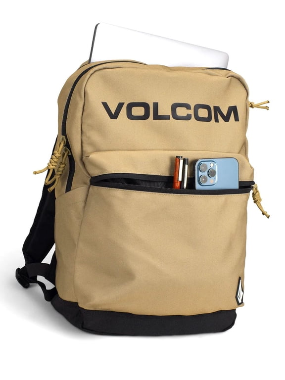26L 3 Compartment School Khaki Backpack
