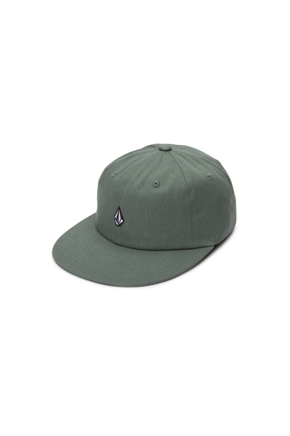 6 Panel Flat Peak Adjustable Cap ~ Full Stone Dad abyss