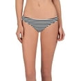 thumbnail image 1 of Volcom BLACK Broken Lines Tiny Bikini Swim Bottom, US Large, 1 of 3