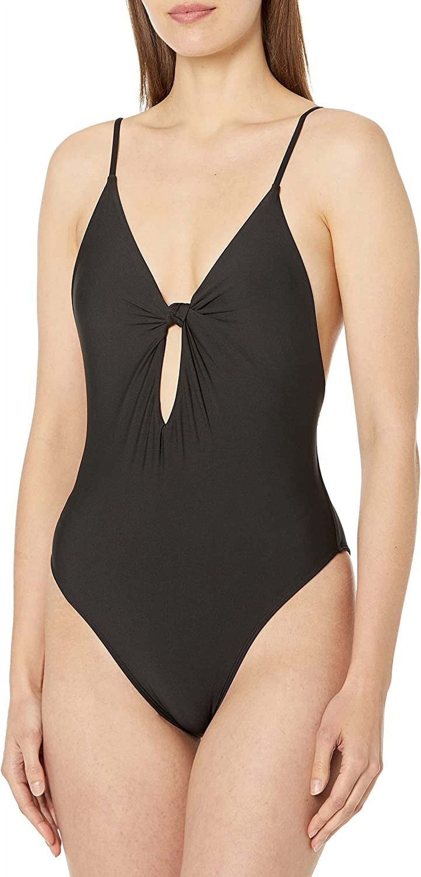 Volcom BLACK Simply Seamless One Piece Swimsuit, US Large