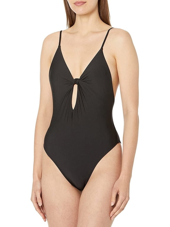 BLACK Simply Seamless One Piece Swimsuit, US Large
