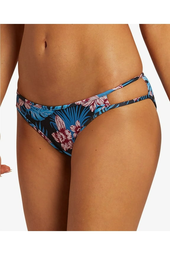 BLACK Y'Orchidding Hipster Swim Bottoms, US Large