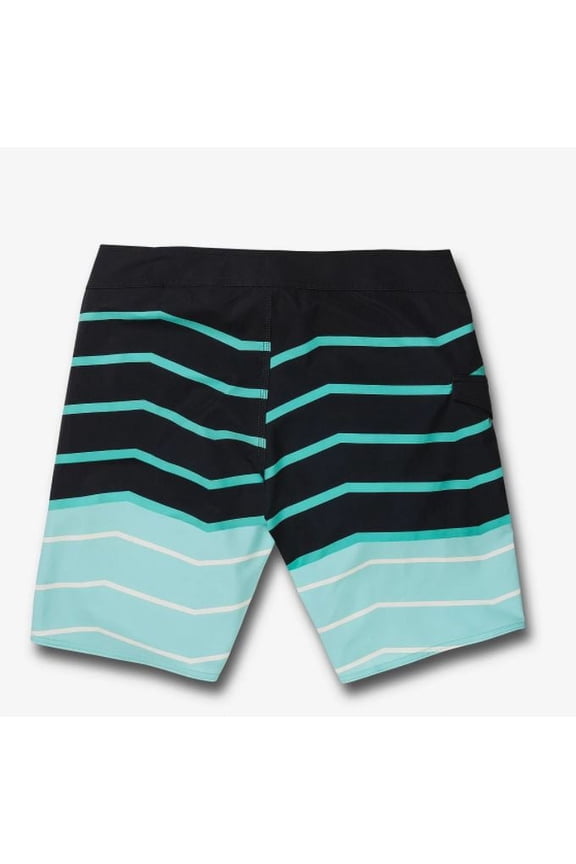 Big Boy's Blue Mod Swipe Stripe Boardshorts, 28 ( 16)