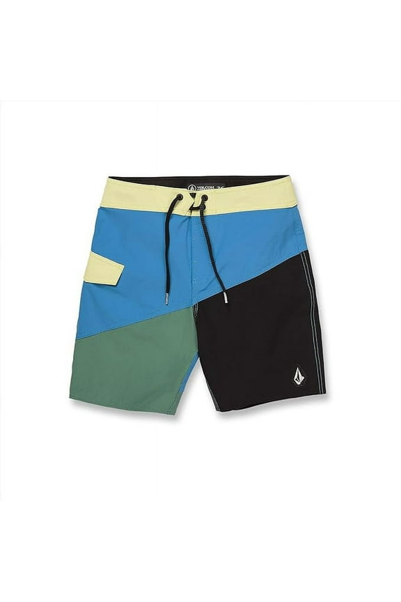 Big Boys Halved Liberators Board Shorts in Maliblue, Size 26