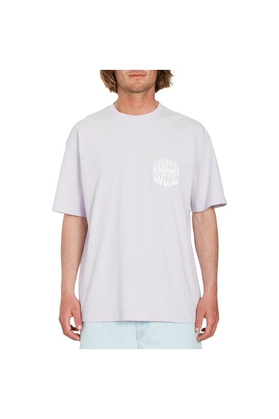Cotton SS T-Shirt ~ Circle Trip lilac
