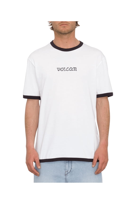 Fullring Ringer Short Sleeve T-Shirt White men in size X Large