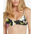thumbnail image 1 of Volcom Juniors Black Floral Shore She Can Scoop-Neck Bikini Top, 1 of 3