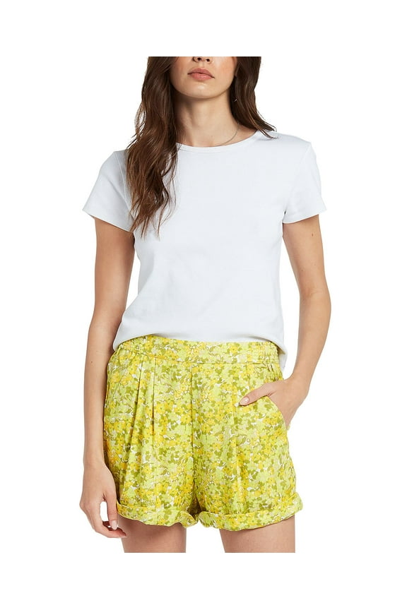 Juniors' Wanna Hv Sun Shorts, Size X-Small, Lime