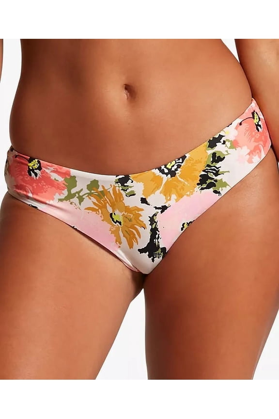 MULTI Counting Down Cheeky-Fit Bikini Swim Bottoms, US Medium