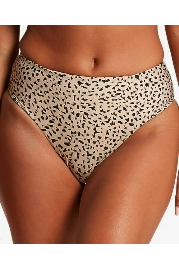 MULTI Juniors' Ur an Animal High-Waist Bikini Swim Bottoms, US X-Large