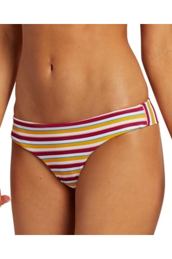MULTI Stripe While Haute Cheekini Swim Bottom, US Large