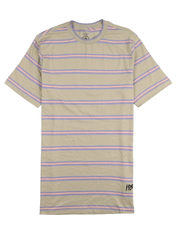 Men's Entertainment Hockey Dad Crew T-Shirt Large Tan Modern Fit
