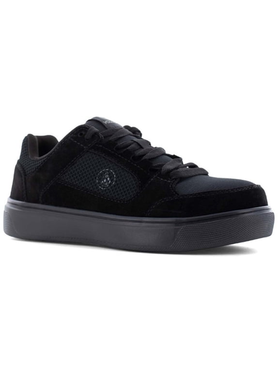 Men's Evolve Skate Inspired Work Shoes Composite Toe Black 4.5 EE US