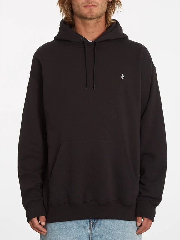 Men's Fleece Hoody ~ Single Stone PO black