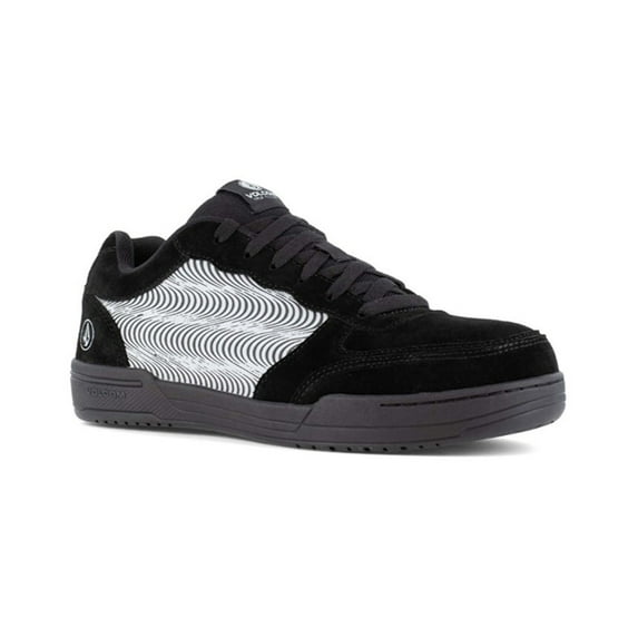 Volcom Men's Hybrid Skate Inspired Work Shoes Composite Toe Black/Grey 10.5 D(M) US