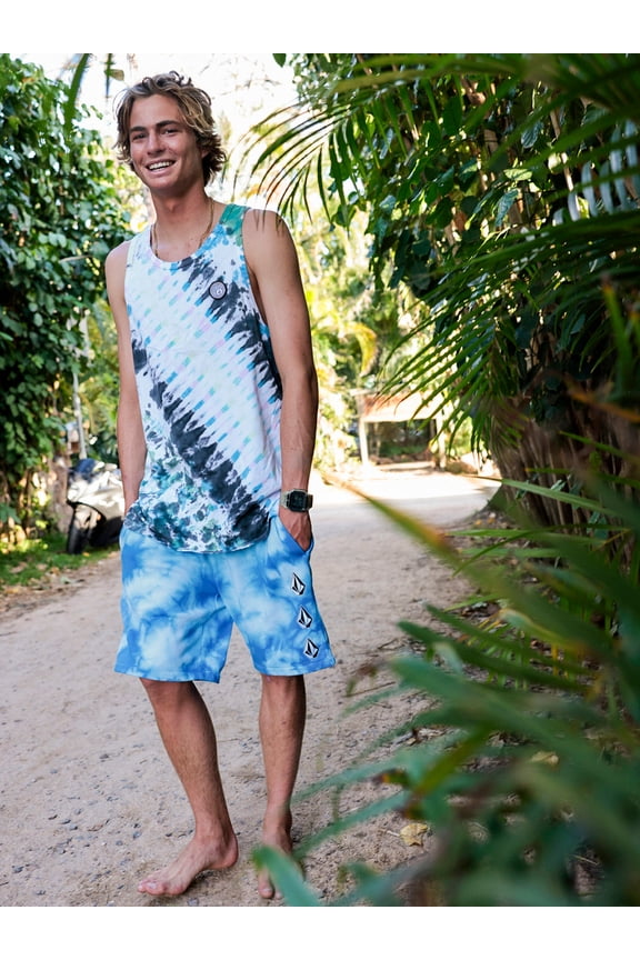 Iconic Stone Plus Fleece Shorts - Maliblue