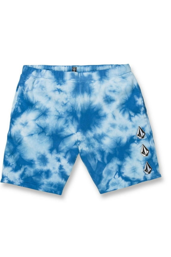 Men's Iconic Stone Fleece Shorts Blue Size X-Large