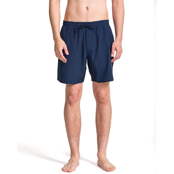Volcom Men's Standard 17" Swim Surf Trunk Boardshort, Size-XXL, Color-NAVY PAINT