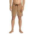 thumbnail image 1 of Volcom Men's Standard 17-inch Elastic Waist Surf Swim Trunks, Size-Large, Color-COCONUT SHELL, 1 of 7