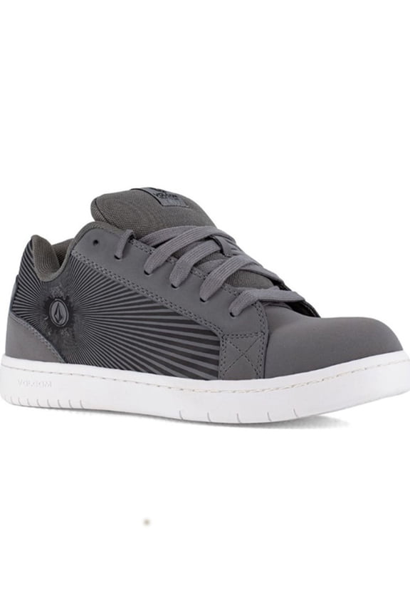 Men's Stone Skate Inspired Work Shoes Composite Toe Dark Grey 12 D(M) US