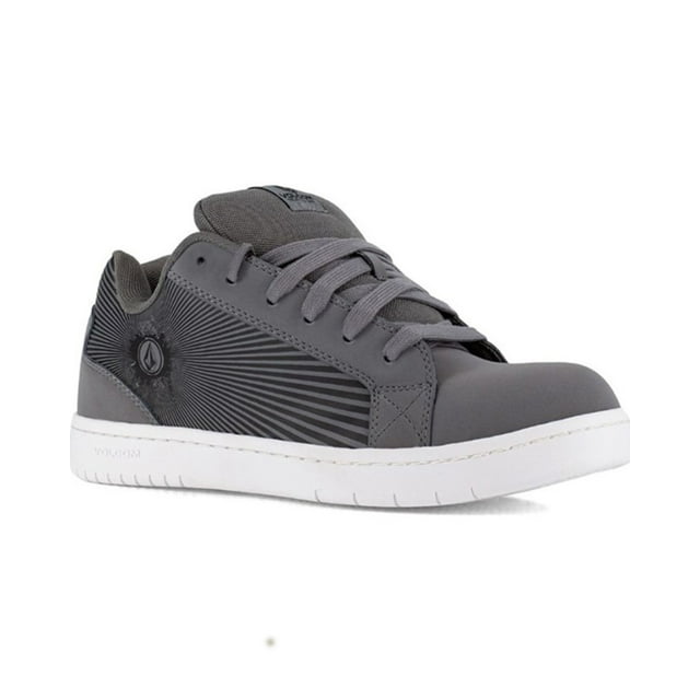 Volcom Men's Stone Skate Inspired Work Shoes Composite Toe Dark Grey 13 D(M) US