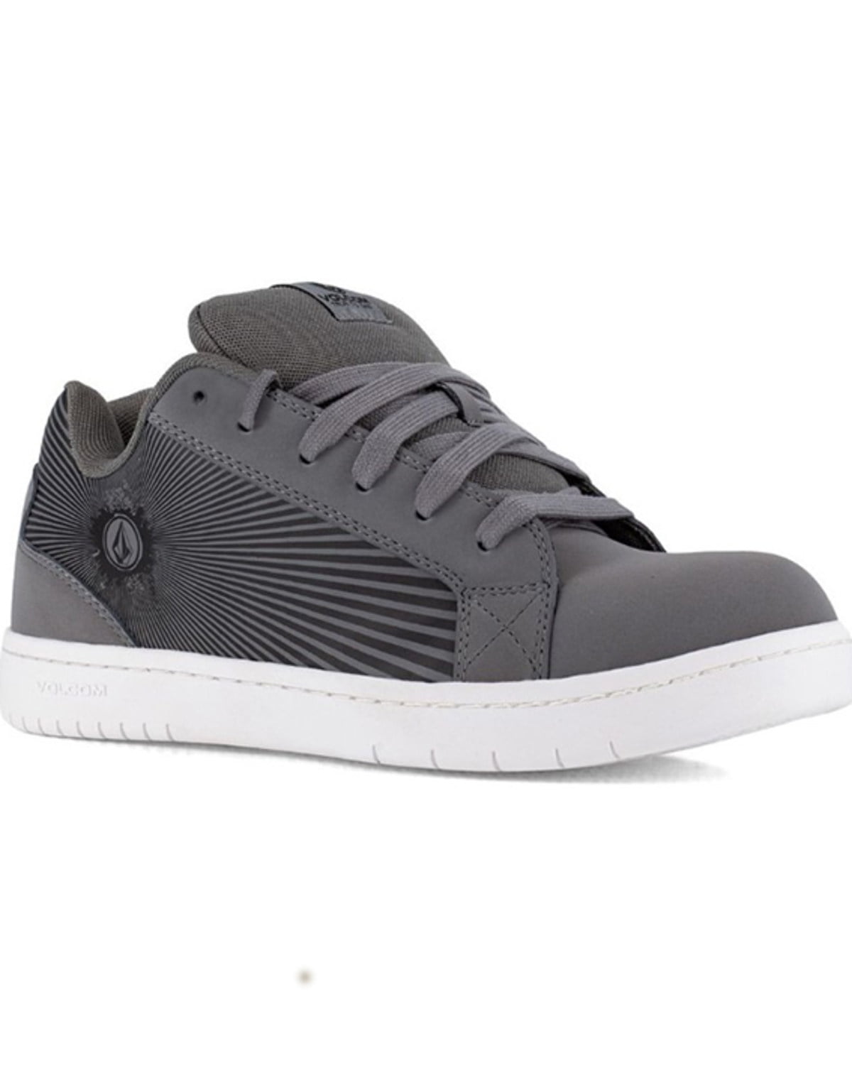Volcom Men's Stone Skate Inspired Work Shoes Composite Toe Dark