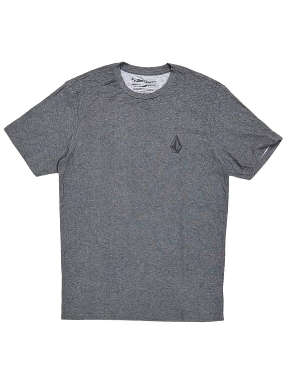 Men's T-Shirt Stone Tech Quick Dry High-Performance Fabric Tee (Small, Charcoal Heather)