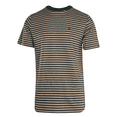 thumbnail image 1 of Volcom Men's T-Shirt Trekking Green Striped S/S Tee (S36), 1 of 7
