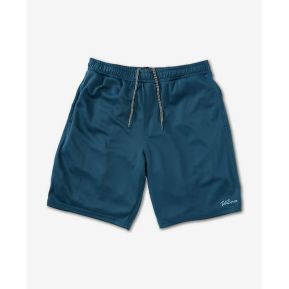 Volcom Men's Vandem Mesh Athletic Shorts Blue Size Small