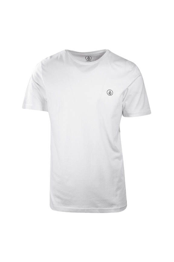 Men's White Circle Blank S/S T-Shirt (S18)