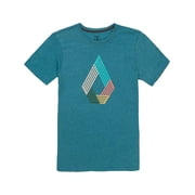 Volcom Mens Logo Casual Graphic T-Shirt