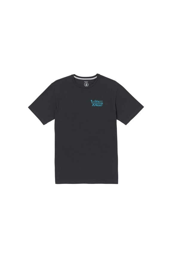 Mens Modern fit Short Sleeve T-Shirt Shirt Large Black Solid