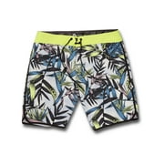 Volcom Mens Scallop Mod Printed Board Shorts Swim Trunks