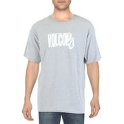 Volcom Mens Word Stone Graphic Crewneck T-Shirt