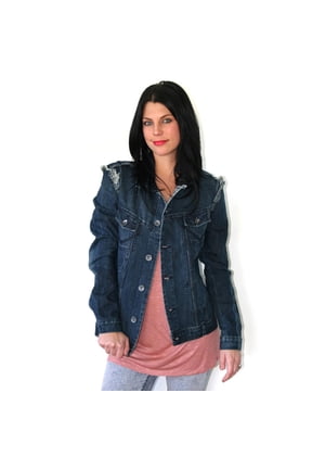 - On The Road Juniors Denim Jacket - Medium