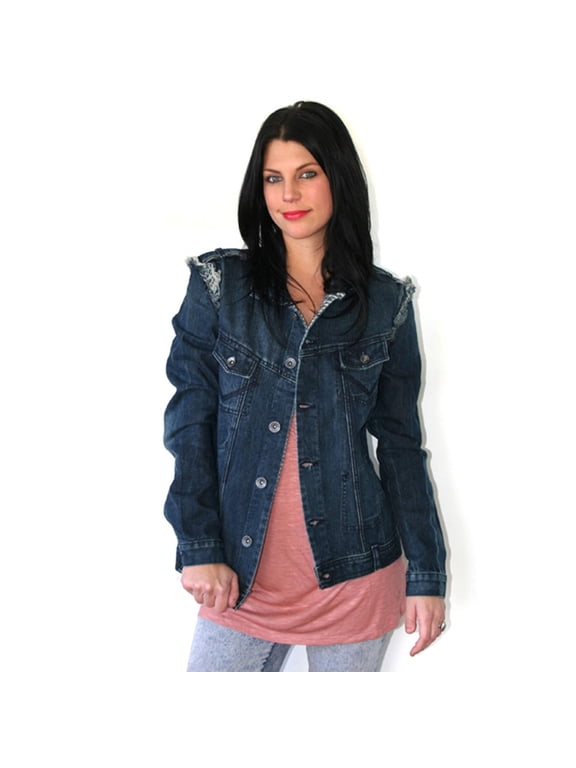 - On The Road Juniors Denim Jacket - Medium