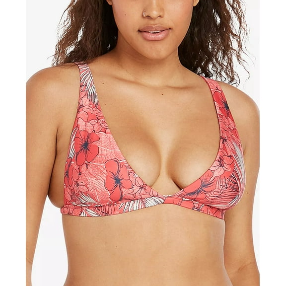 Volcom PISTOL PUNCH Juniors Sea U Soon Halter Bikini Swim Top, US Large