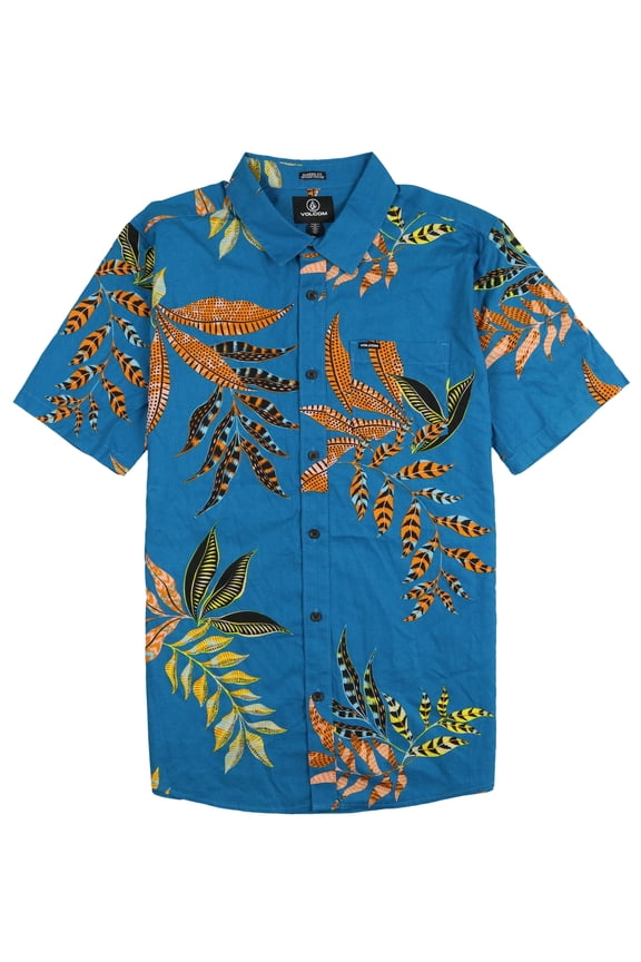 Paradiso Floral Short Sleeve Button Down Shirt