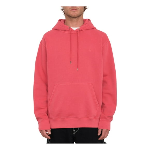 Single Stone Pullover Hoody Washed Ruby men in size X Large