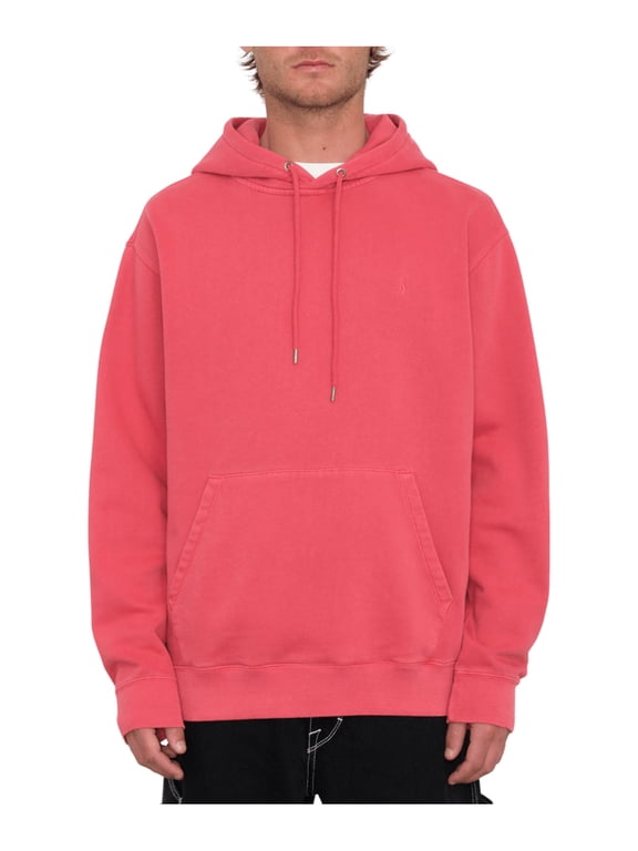 Single Stone Pullover Hoody Washed Ruby men in size X Large